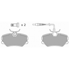 FBP-0573 FREMAX Комплект тормозных колодок, дисковый тормоз
