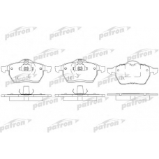 PBP1068 PATRON Комплект тормозных колодок, дисковый тормоз