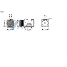 RTK284 AVA Компрессор, кондиционер