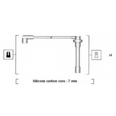 941315060893 MAGNETI MARELLI Комплект проводов зажигания