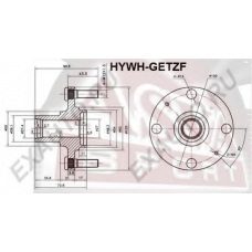 HYWH-GETZF ASVA Ступица колеса