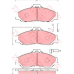 GDB3353 TRW Комплект тормозных колодок, дисковый тормоз