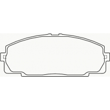 MDB1398 MINTEX Комплект тормозных колодок, дисковый тормоз