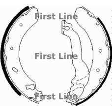 FBS525 FIRST LINE Комплект тормозных колодок
