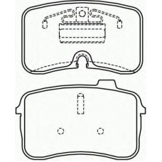 2121901 TEXTAR Комплект тормозных колодок, дисковый тормоз