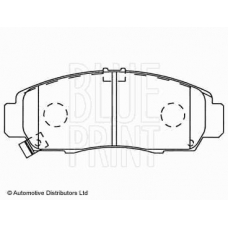 ADH24259 BLUE PRINT Комплект тормозных колодок, дисковый тормоз