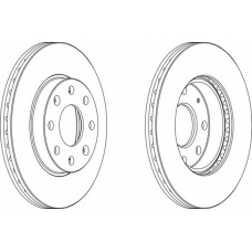 DDF1279-1 FERODO Тормозной диск