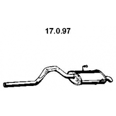 17.0.97 EBERSPACHER Глушитель выхлопных газов конечный