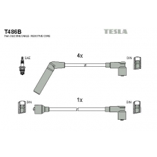 T486B TESLA Комплект проводов зажигания