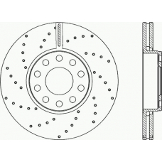 BDRS2280.25 OPEN PARTS Тормозной диск