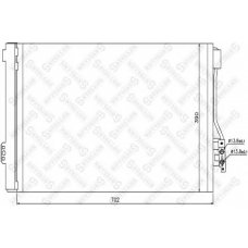 10-45132-SX STELLOX Конденсатор, кондиционер