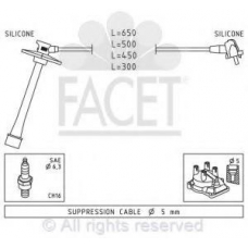 4.9793 FACET Комплект проводов зажигания
