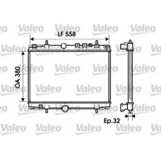 734281 VALEO Радиатор, охлаждение двигателя