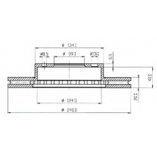 BDC3435 QUINTON HAZELL Тормозной диск