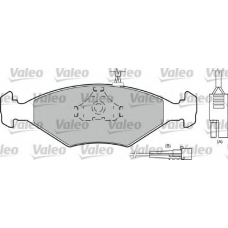 540499 VALEO Комплект тормозных колодок, дисковый тормоз