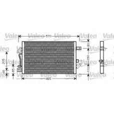 818064 VALEO Конденсатор, кондиционер