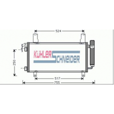 0220151 KUHLER SCHNEIDER Конденсатор, кондиционер