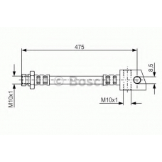 1 987 476 549 BOSCH Тормозной шланг