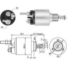 940113050049 MAGNETI MARELLI Тяговое реле, стартер