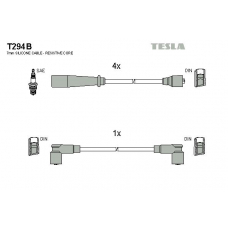 T294B TESLA Комплект проводов зажигания