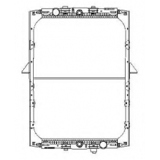 504183 NRF Радиатор, охлаждение двигател