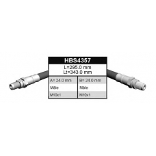 HBS4357 QUINTON HAZELL Тормозной шланг