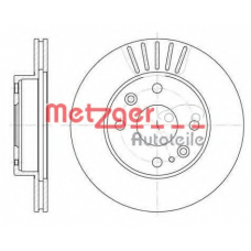 6386.10 METZGER Тормозной диск