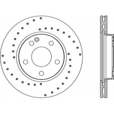 BDRS2200.25 OPEN PARTS Тормозной диск