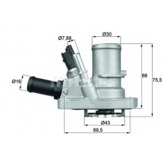 TI 144 88 MAHLE Термостат, охлаждающая жидкость