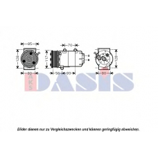 851690N AKS DASIS Компрессор, кондиционер