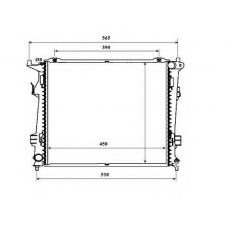 53848 NRF Радиатор, охлаждение двигателя