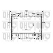 QER2208 QUINTON HAZELL Радиатор, охлаждение двигателя