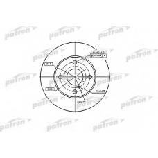 PBD2719 PATRON Тормозной диск