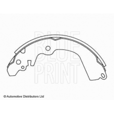 ADC44122 BLUE PRINT Комплект тормозных колодок; Комплект тормозных кол