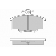 12-0143 E.T.F. Комплект тормозных колодок, дисковый тормоз
