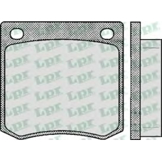 05P394 LPR Комплект тормозных колодок, дисковый тормоз