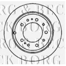 BBD4343 BORG & BECK Тормозной диск