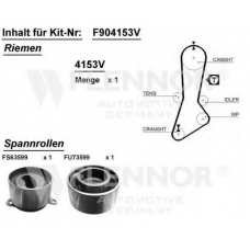 F904142V FLENNOR Комплект ремня грм