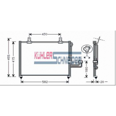 5220121 KUHLER SCHNEIDER Конденсатор, кондиционер