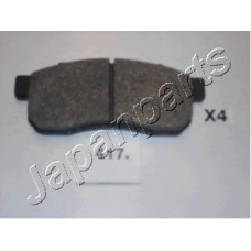 PA-417AF JAPANPARTS Комплект тормозных колодок, дисковый тормоз