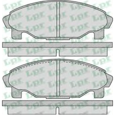 05P1081 LPR Комплект тормозных колодок, дисковый тормоз