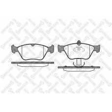 479 000B-SX STELLOX Комплект тормозных колодок, дисковый тормоз
