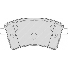 FSL4256 FERODO Комплект тормозных колодок, дисковый тормоз