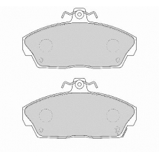 FD6385N NECTO Комплект тормозных колодок, дисковый тормоз