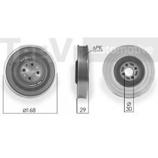 PC1000 TREVI AUTOMOTIVE Ременный шкив, коленчатый вал