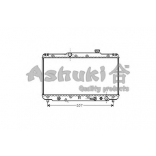 T554-60 ASHUKI Радиатор, охлаждение двигателя