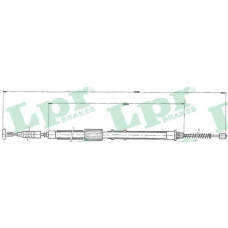 C1240B LPR Трос, стояночная тормозная система