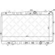 10-26502-SX STELLOX Радиатор, охлаждение двигателя