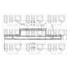 BDC5165 QUINTON HAZELL Тормозной диск