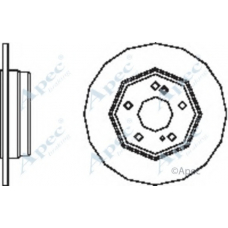 DSK2587 APEC Тормозной диск